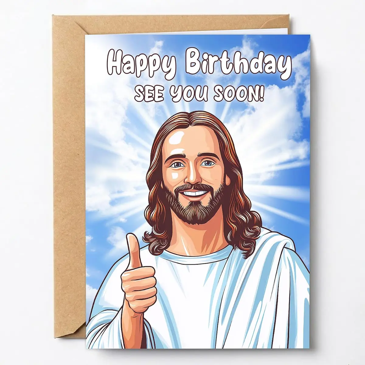 Funny dark-humor birthday greeting card