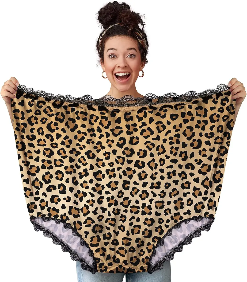 Novelty oversized underwear gag gift packaging